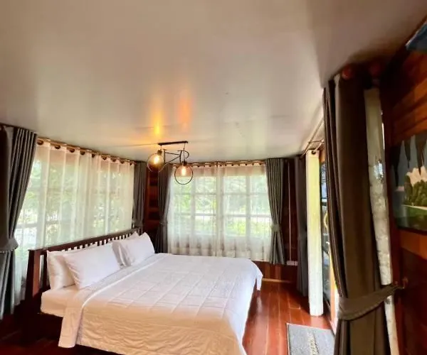 Lay Back Villa Wooden House Ac Hot Shower High Speed Internet